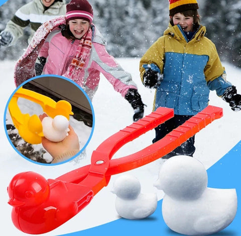 Duck Snow Clamp Mould Snow Snowball Maker Clip  Maker Animal Shaped Snow Sand Mold Tool Winter Kids M Style